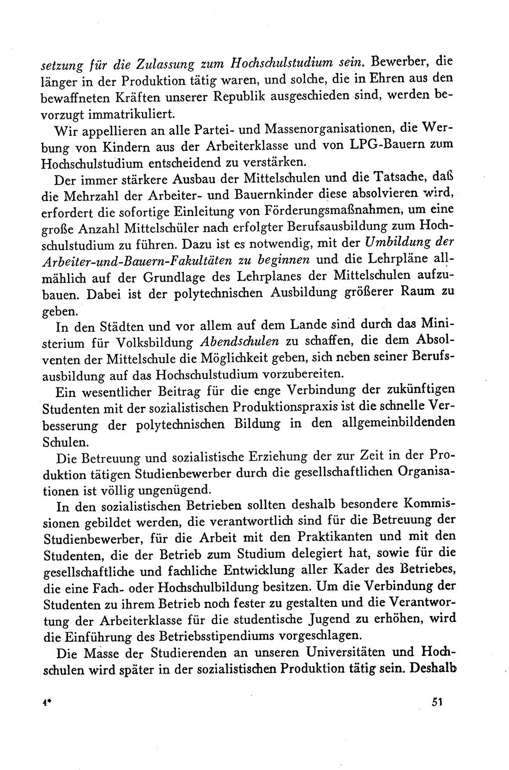 Dokumente der Sozialistischen Einheitspartei Deutschlands (SED) [Deutsche Demokratische Republik (DDR)] 1958-1959, Seite 51 (Dok. SED DDR 1958-1959, S. 51)