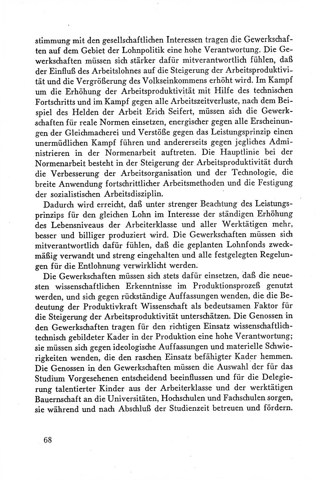 Dokumente der Sozialistischen Einheitspartei Deutschlands (SED) [Deutsche Demokratische Republik (DDR)] 1958-1959, Seite 68 (Dok. SED DDR 1958-1959, S. 68)