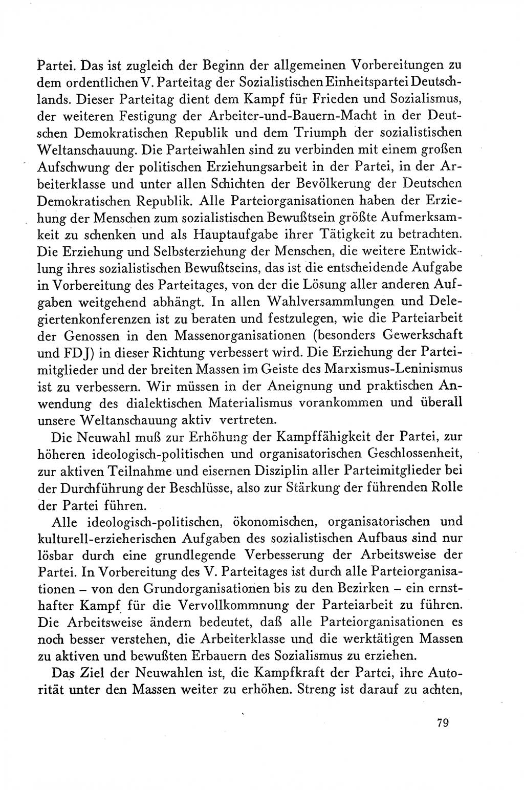 Dokumente der Sozialistischen Einheitspartei Deutschlands (SED) [Deutsche Demokratische Republik (DDR)] 1958-1959, Seite 79 (Dok. SED DDR 1958-1959, S. 79)