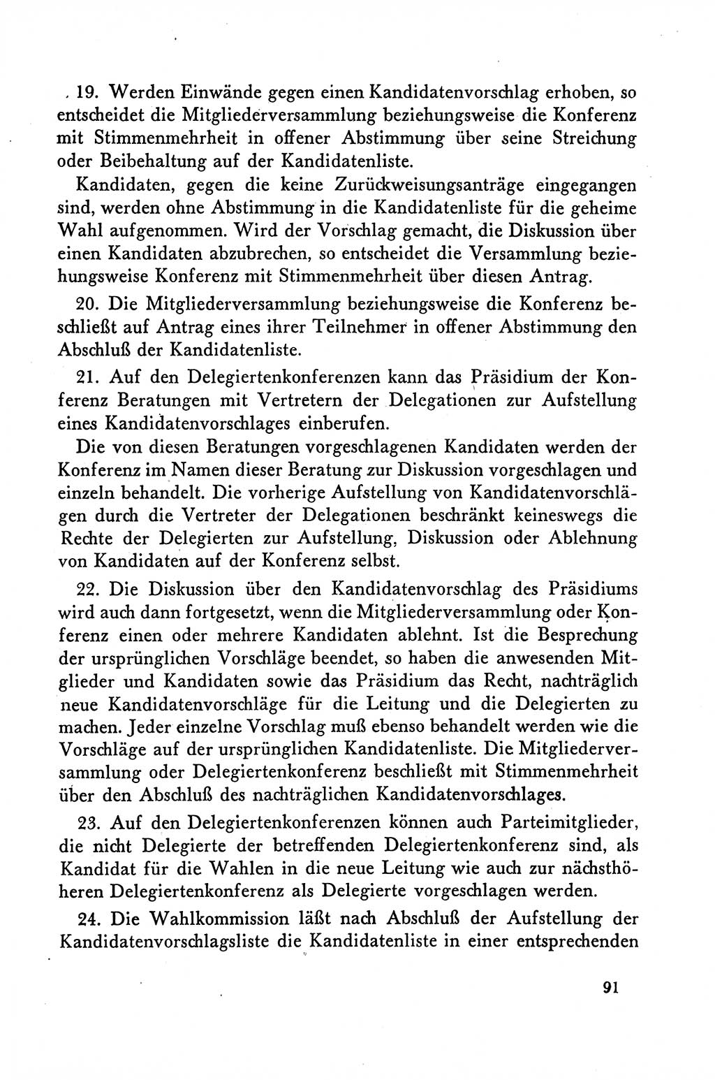 Dokumente der Sozialistischen Einheitspartei Deutschlands (SED) [Deutsche Demokratische Republik (DDR)] 1958-1959, Seite 91 (Dok. SED DDR 1958-1959, S. 91)