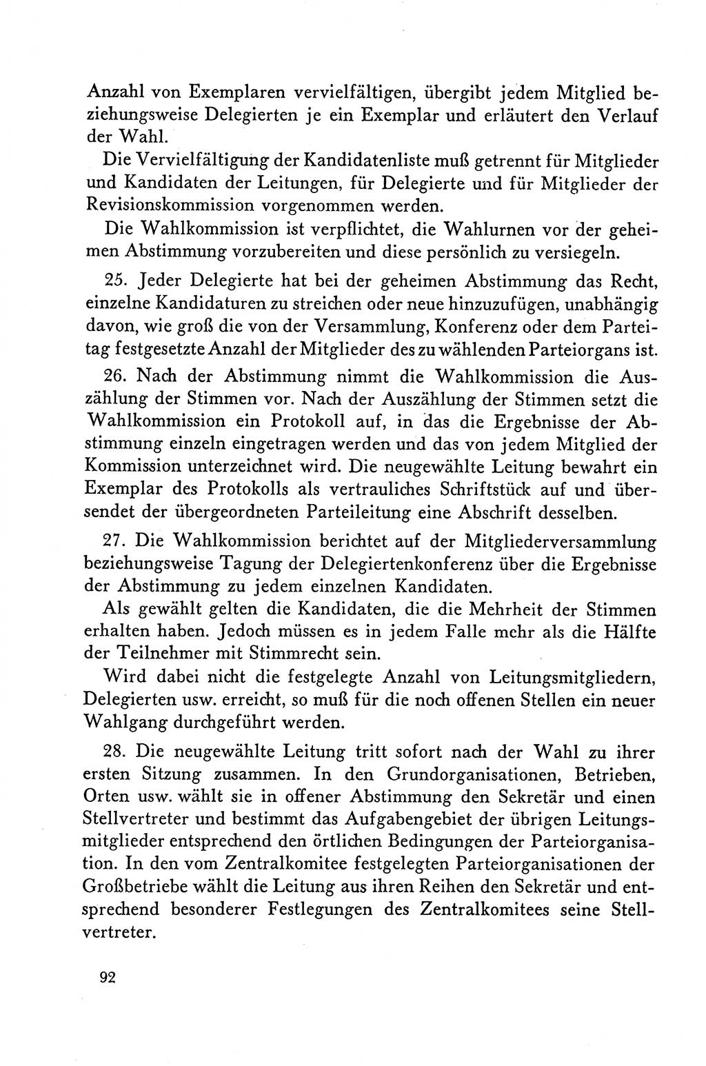 Dokumente der Sozialistischen Einheitspartei Deutschlands (SED) [Deutsche Demokratische Republik (DDR)] 1958-1959, Seite 92 (Dok. SED DDR 1958-1959, S. 92)