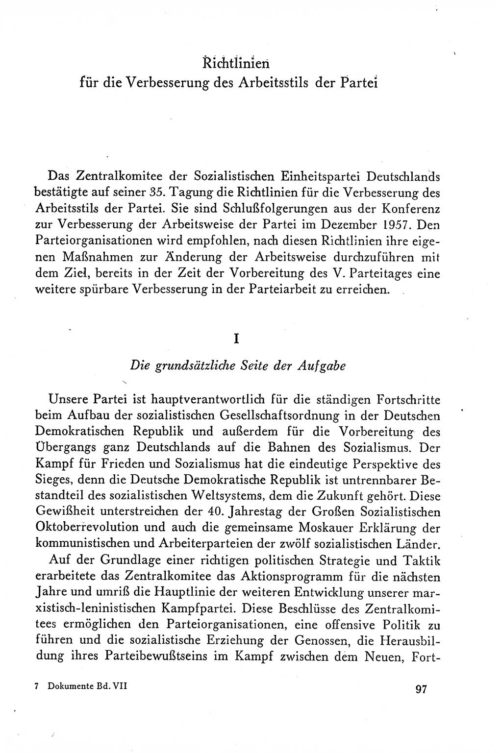 Dokumente der Sozialistischen Einheitspartei Deutschlands (SED) [Deutsche Demokratische Republik (DDR)] 1958-1959, Seite 97 (Dok. SED DDR 1958-1959, S. 97)