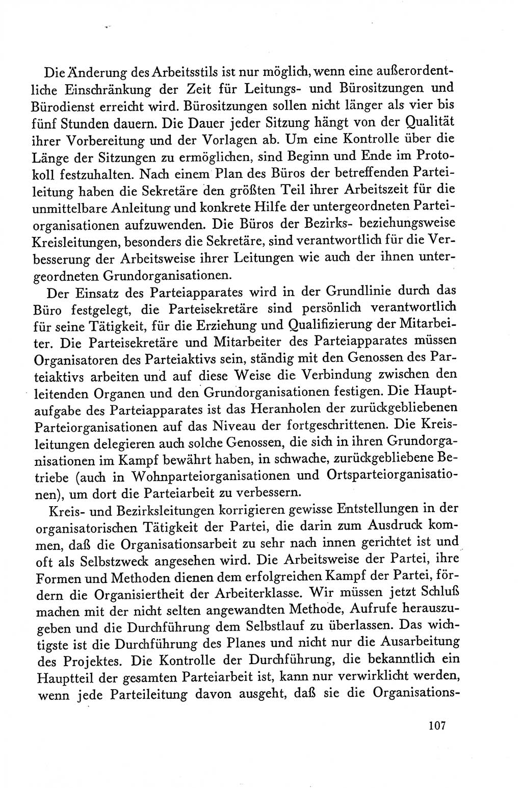 Dokumente der Sozialistischen Einheitspartei Deutschlands (SED) [Deutsche Demokratische Republik (DDR)] 1958-1959, Seite 107 (Dok. SED DDR 1958-1959, S. 107)
