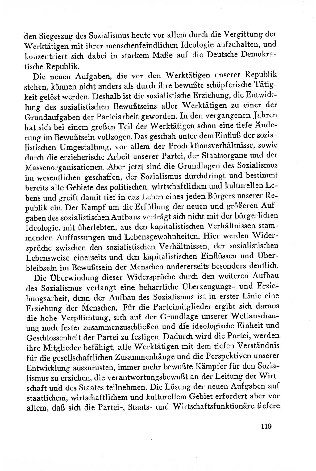 Dokumente der Sozialistischen Einheitspartei Deutschlands (SED) [Deutsche Demokratische Republik (DDR)] 1958-1959, Seite 119 (Dok. SED DDR 1958-1959, S. 119)