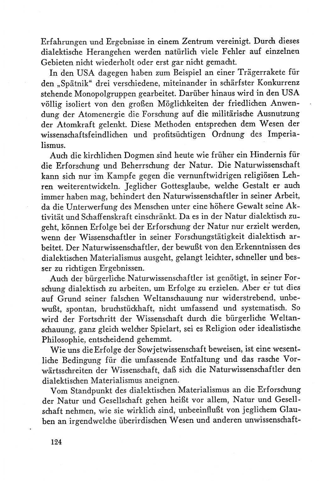 Dokumente der Sozialistischen Einheitspartei Deutschlands (SED) [Deutsche Demokratische Republik (DDR)] 1958-1959, Seite 124 (Dok. SED DDR 1958-1959, S. 124)