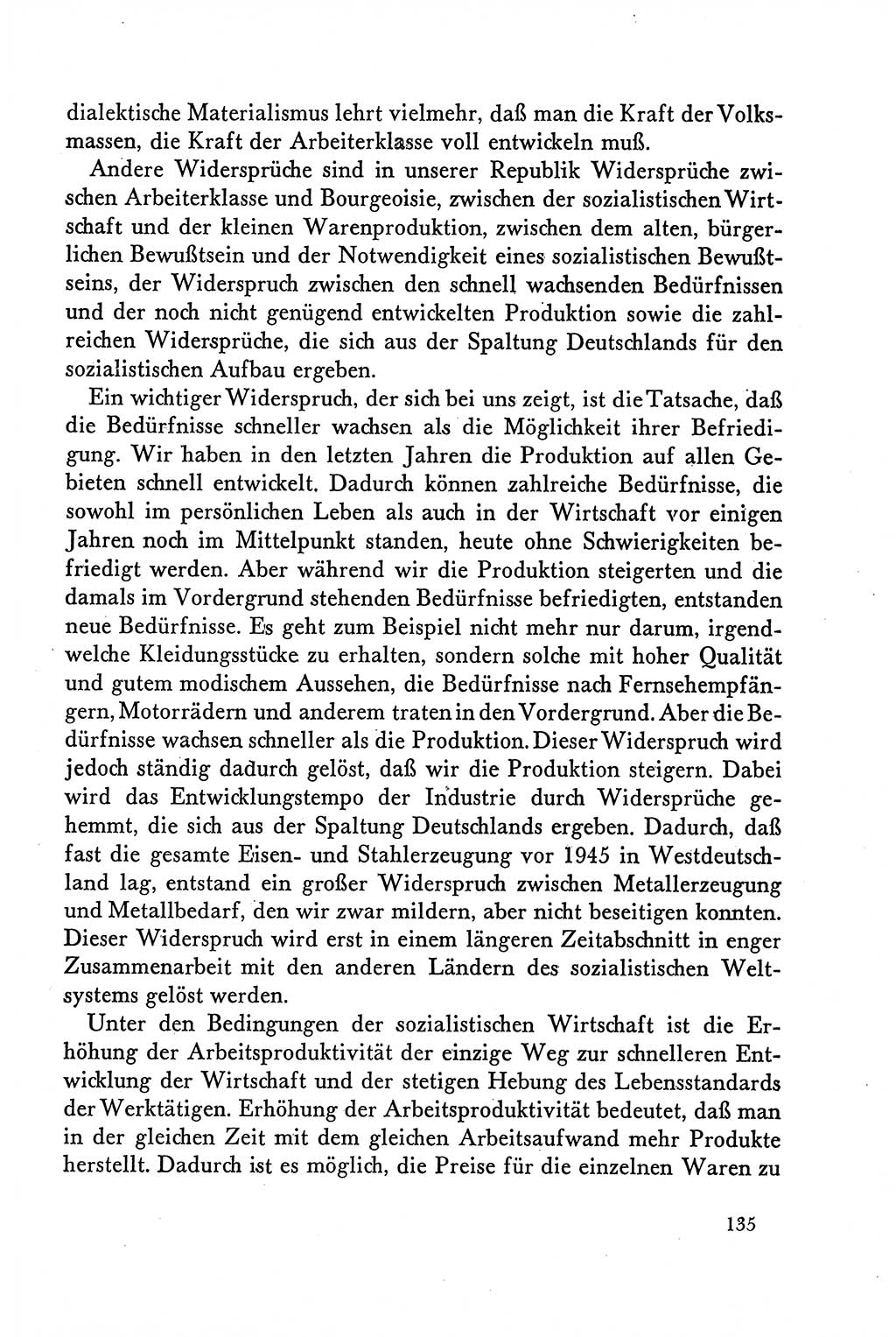 Dokumente der Sozialistischen Einheitspartei Deutschlands (SED) [Deutsche Demokratische Republik (DDR)] 1958-1959, Seite 135 (Dok. SED DDR 1958-1959, S. 135)