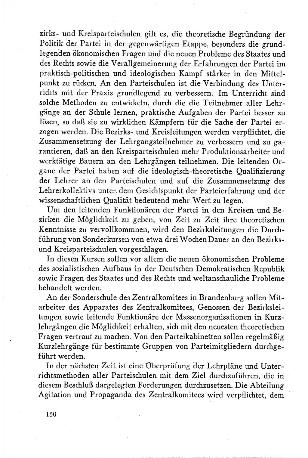 Dokumente der Sozialistischen Einheitspartei Deutschlands (SED) [Deutsche Demokratische Republik (DDR)] 1958-1959, Seite 150 (Dok. SED DDR 1958-1959, S. 150)