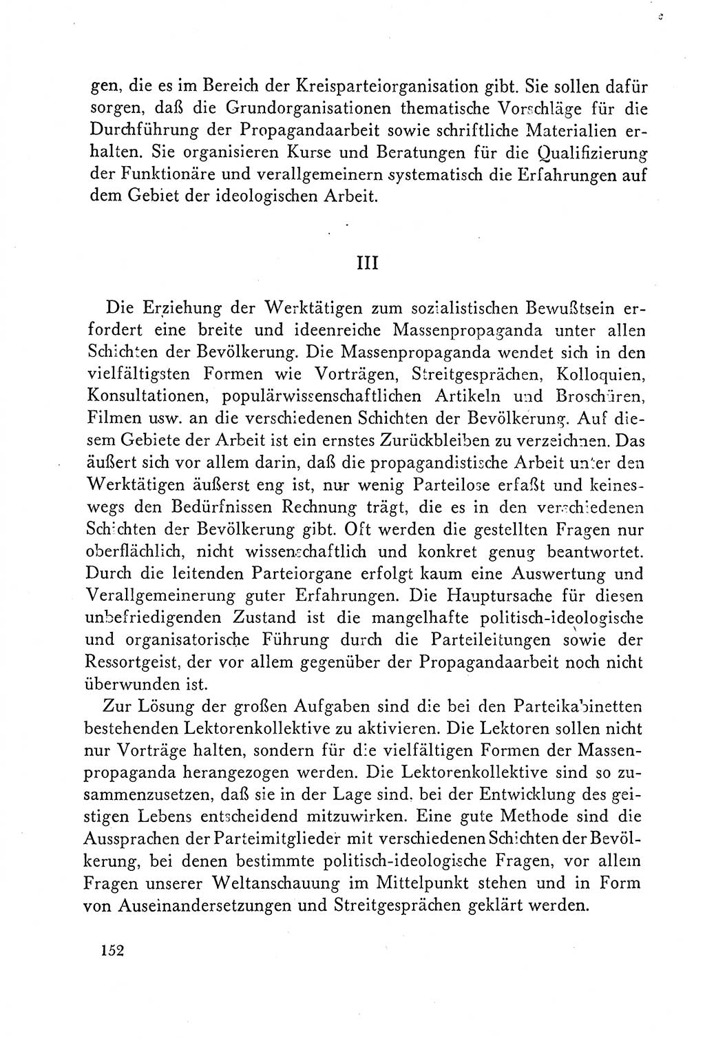 Dokumente der Sozialistischen Einheitspartei Deutschlands (SED) [Deutsche Demokratische Republik (DDR)] 1958-1959, Seite 152 (Dok. SED DDR 1958-1959, S. 152)