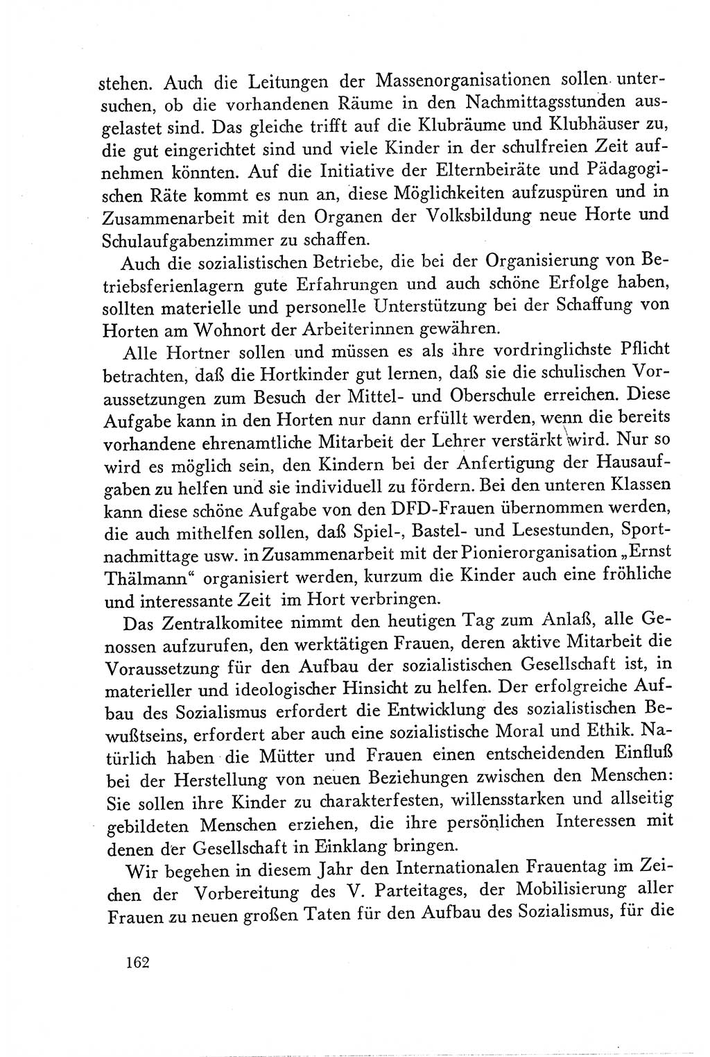 Dokumente der Sozialistischen Einheitspartei Deutschlands (SED) [Deutsche Demokratische Republik (DDR)] 1958-1959, Seite 162 (Dok. SED DDR 1958-1959, S. 162)