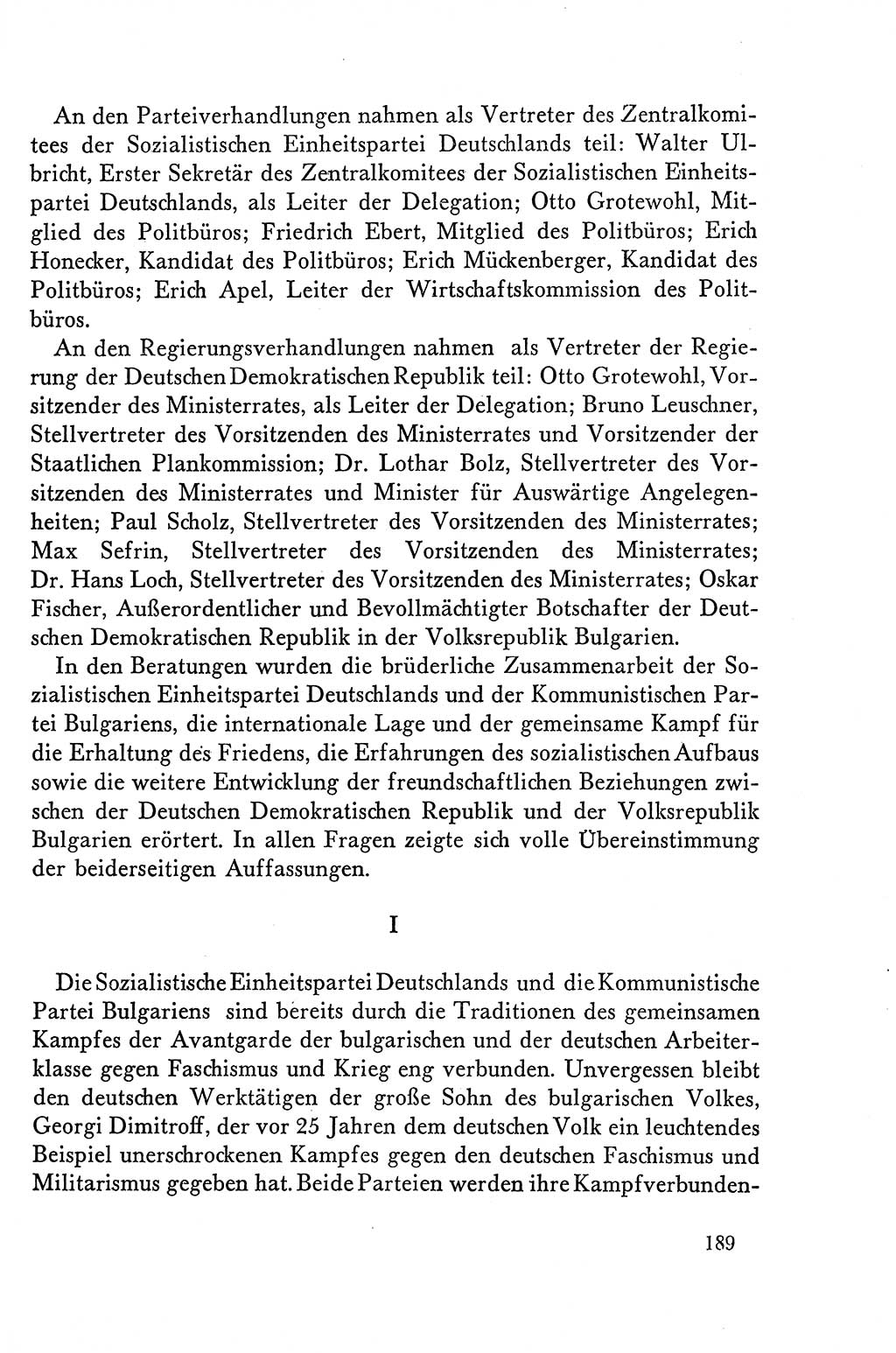 Dokumente der Sozialistischen Einheitspartei Deutschlands (SED) [Deutsche Demokratische Republik (DDR)] 1958-1959, Seite 189 (Dok. SED DDR 1958-1959, S. 189)