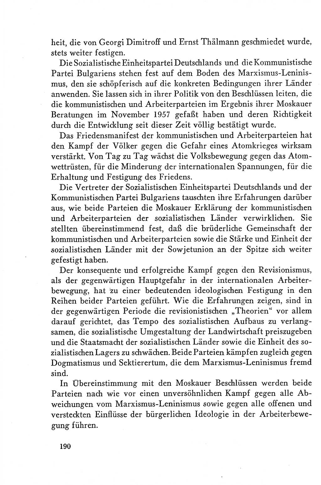 Dokumente der Sozialistischen Einheitspartei Deutschlands (SED) [Deutsche Demokratische Republik (DDR)] 1958-1959, Seite 190 (Dok. SED DDR 1958-1959, S. 190)