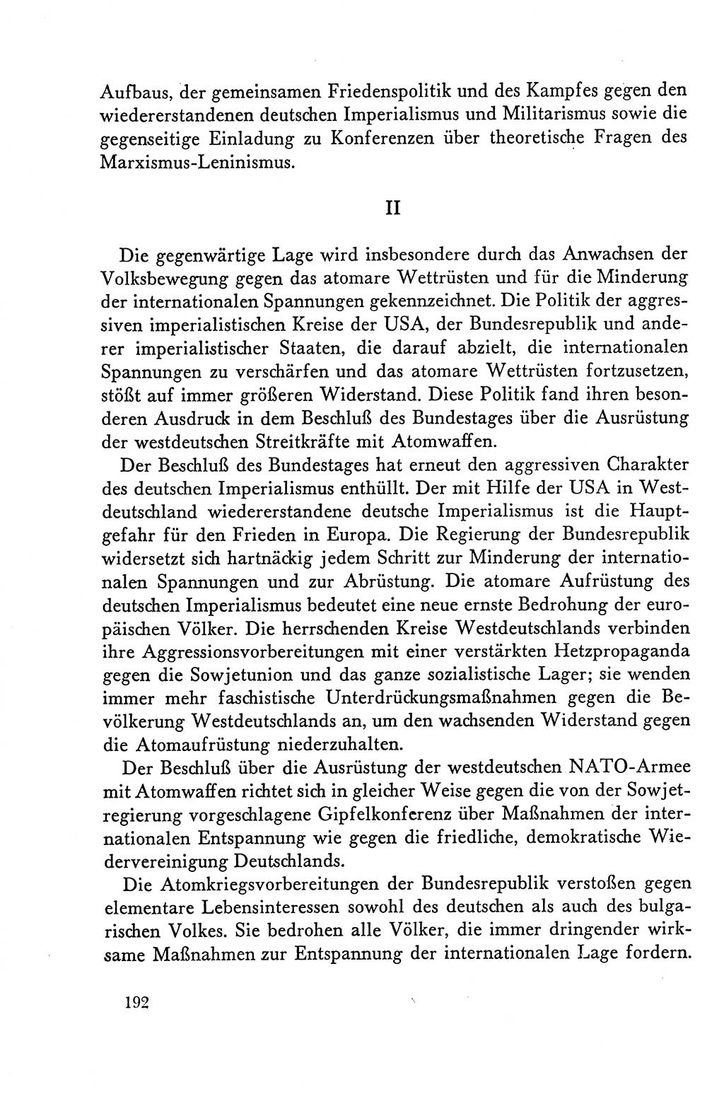 Dokumente der Sozialistischen Einheitspartei Deutschlands (SED) [Deutsche Demokratische Republik (DDR)] 1958-1959, Seite 192 (Dok. SED DDR 1958-1959, S. 192)