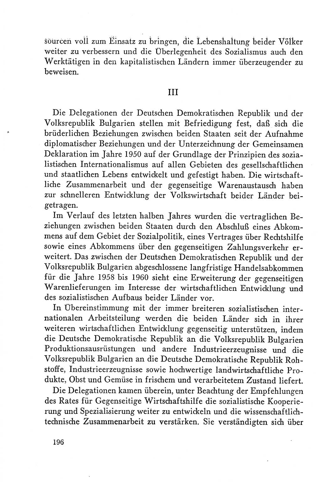 Dokumente der Sozialistischen Einheitspartei Deutschlands (SED) [Deutsche Demokratische Republik (DDR)] 1958-1959, Seite 196 (Dok. SED DDR 1958-1959, S. 196)