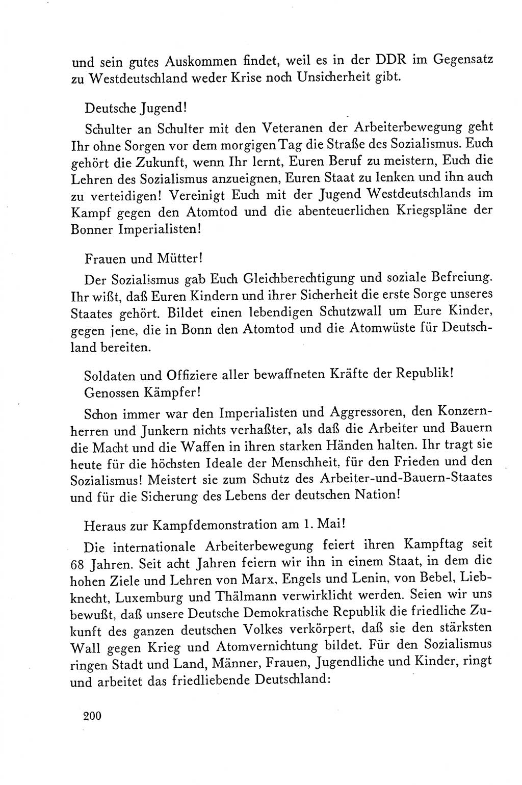 Dokumente der Sozialistischen Einheitspartei Deutschlands (SED) [Deutsche Demokratische Republik (DDR)] 1958-1959, Seite 200 (Dok. SED DDR 1958-1959, S. 200)