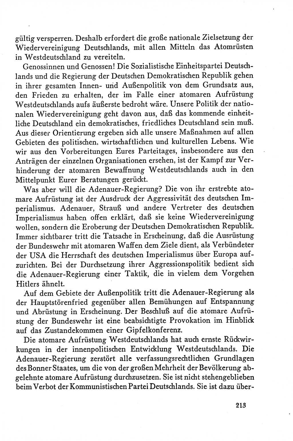 Dokumente der Sozialistischen Einheitspartei Deutschlands (SED) [Deutsche Demokratische Republik (DDR)] 1958-1959, Seite 213 (Dok. SED DDR 1958-1959, S. 213)