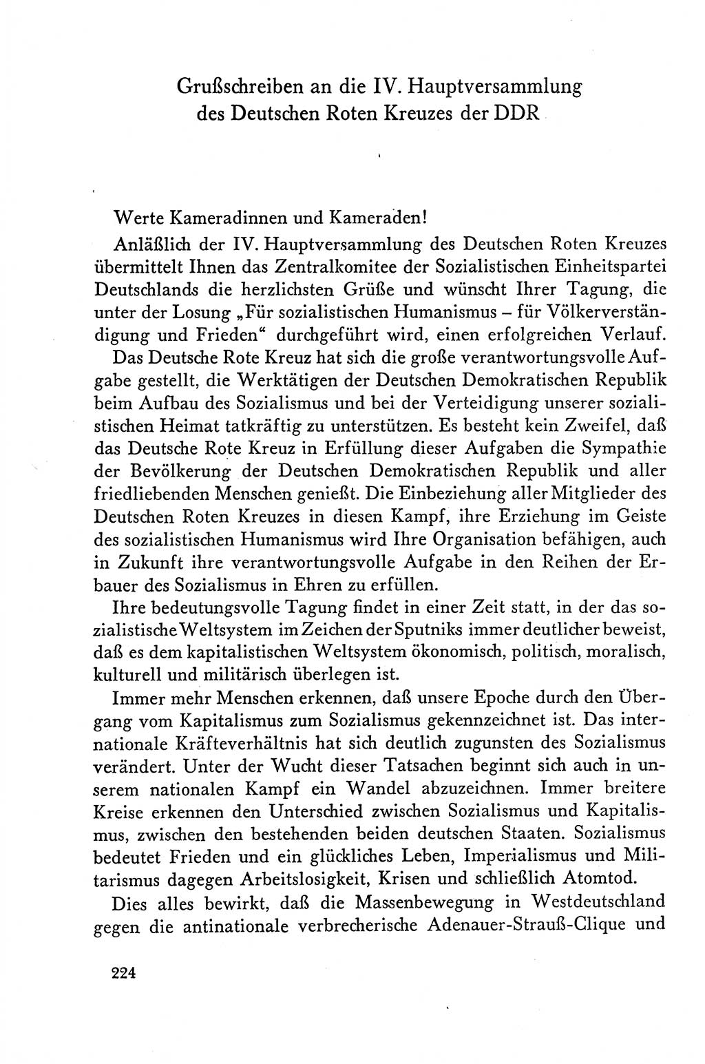 Dokumente der Sozialistischen Einheitspartei Deutschlands (SED) [Deutsche Demokratische Republik (DDR)] 1958-1959, Seite 224 (Dok. SED DDR 1958-1959, S. 224)