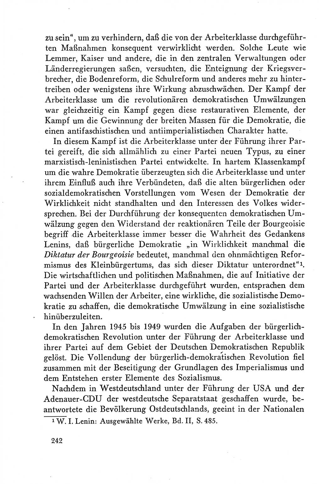 Dokumente der Sozialistischen Einheitspartei Deutschlands (SED) [Deutsche Demokratische Republik (DDR)] 1958-1959, Seite 242 (Dok. SED DDR 1958-1959, S. 242)