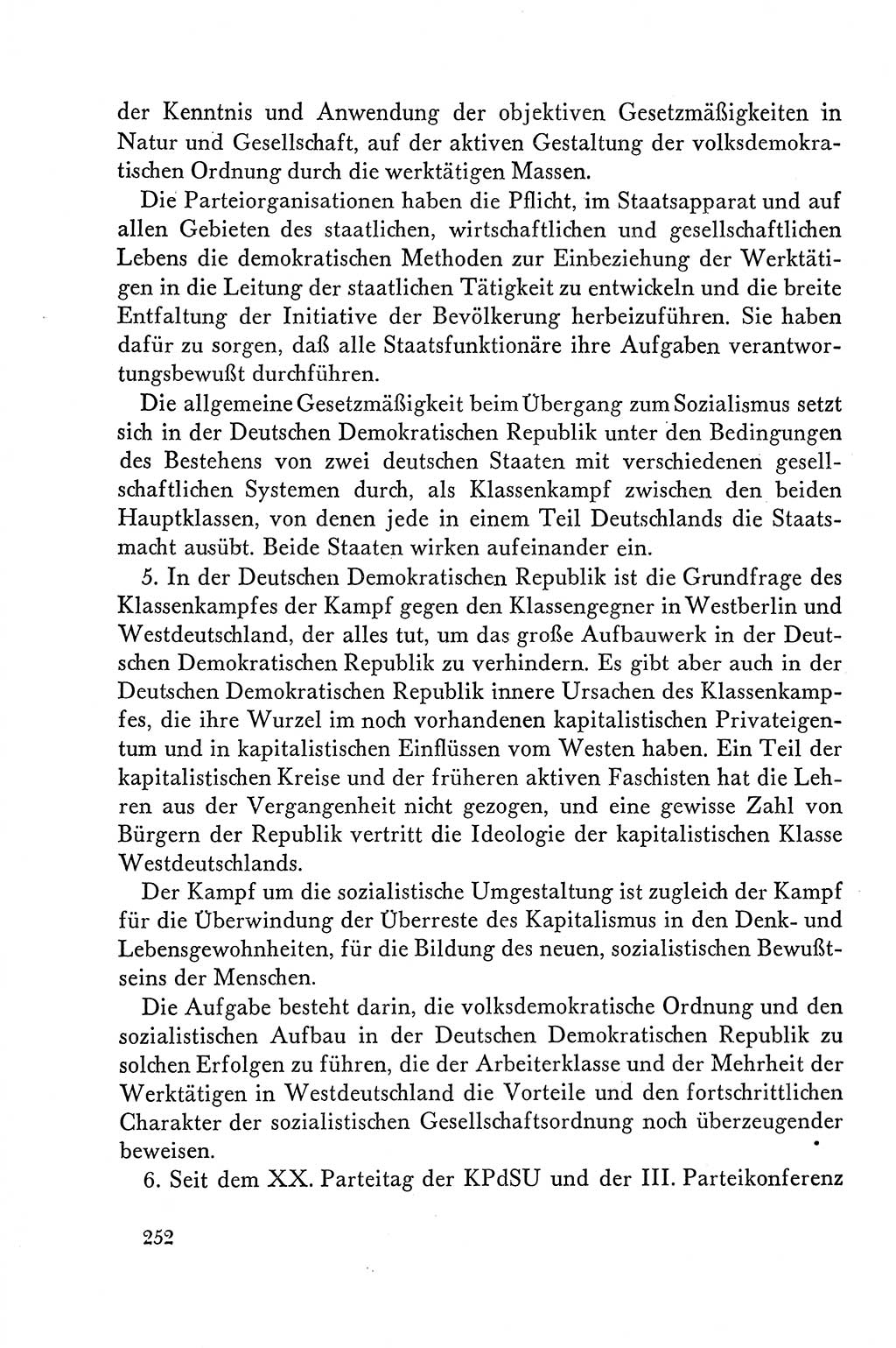 Dokumente der Sozialistischen Einheitspartei Deutschlands (SED) [Deutsche Demokratische Republik (DDR)] 1958-1959, Seite 252 (Dok. SED DDR 1958-1959, S. 252)