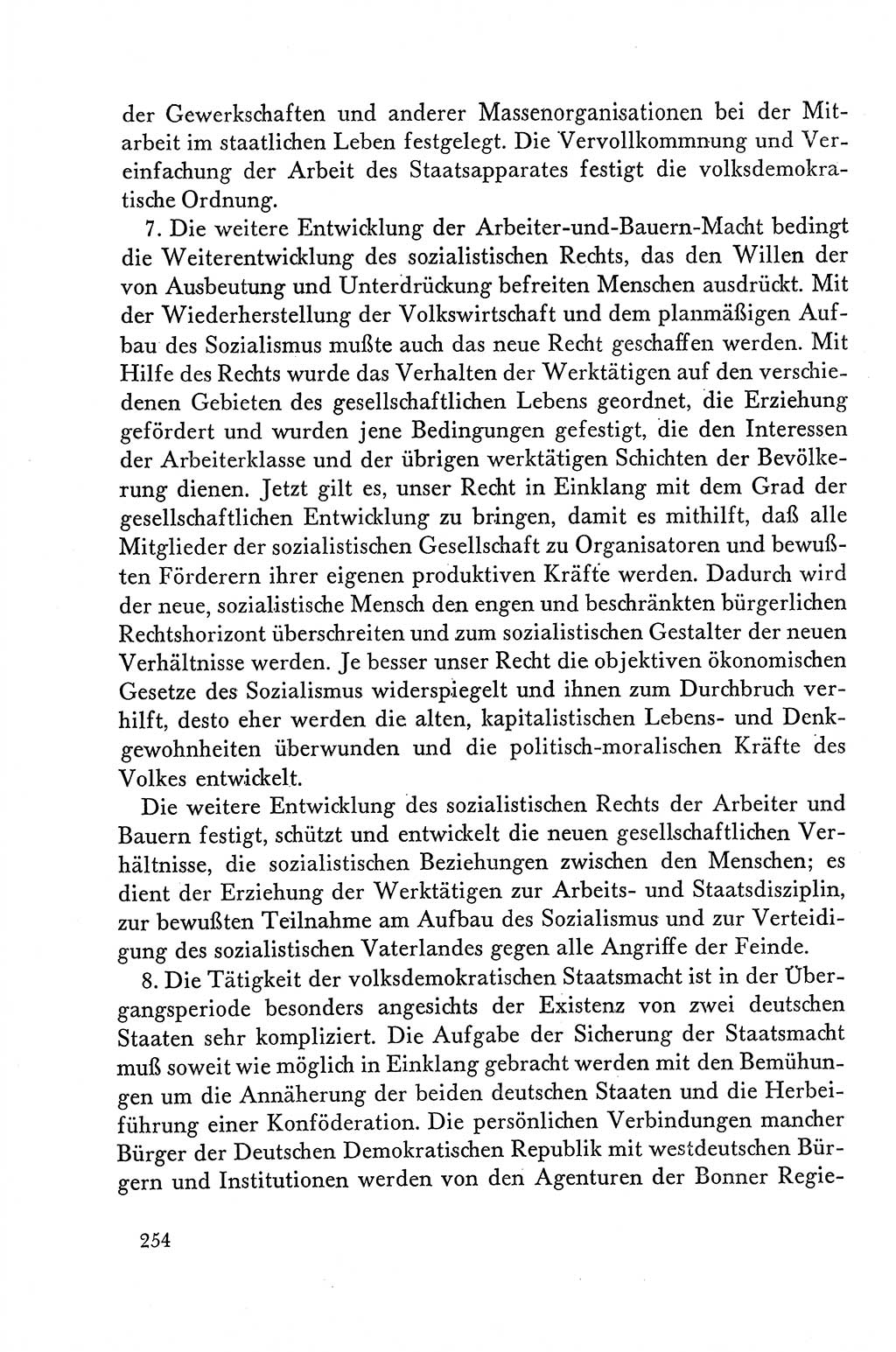 Dokumente der Sozialistischen Einheitspartei Deutschlands (SED) [Deutsche Demokratische Republik (DDR)] 1958-1959, Seite 254 (Dok. SED DDR 1958-1959, S. 254)