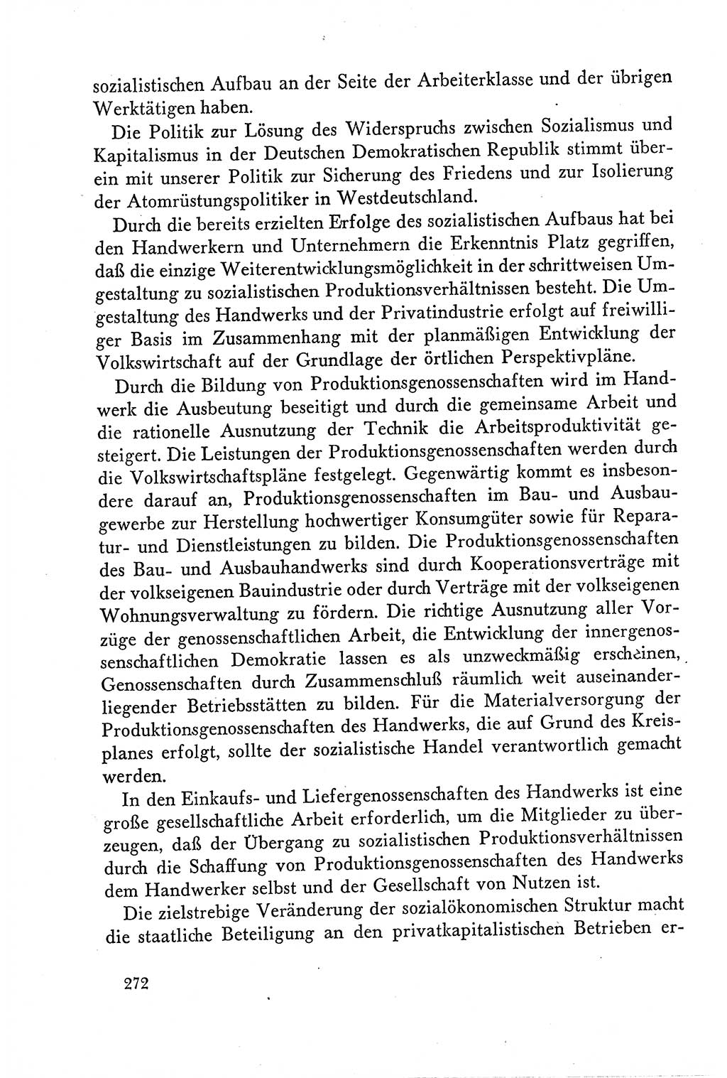 Dokumente der Sozialistischen Einheitspartei Deutschlands (SED) [Deutsche Demokratische Republik (DDR)] 1958-1959, Seite 272 (Dok. SED DDR 1958-1959, S. 272)