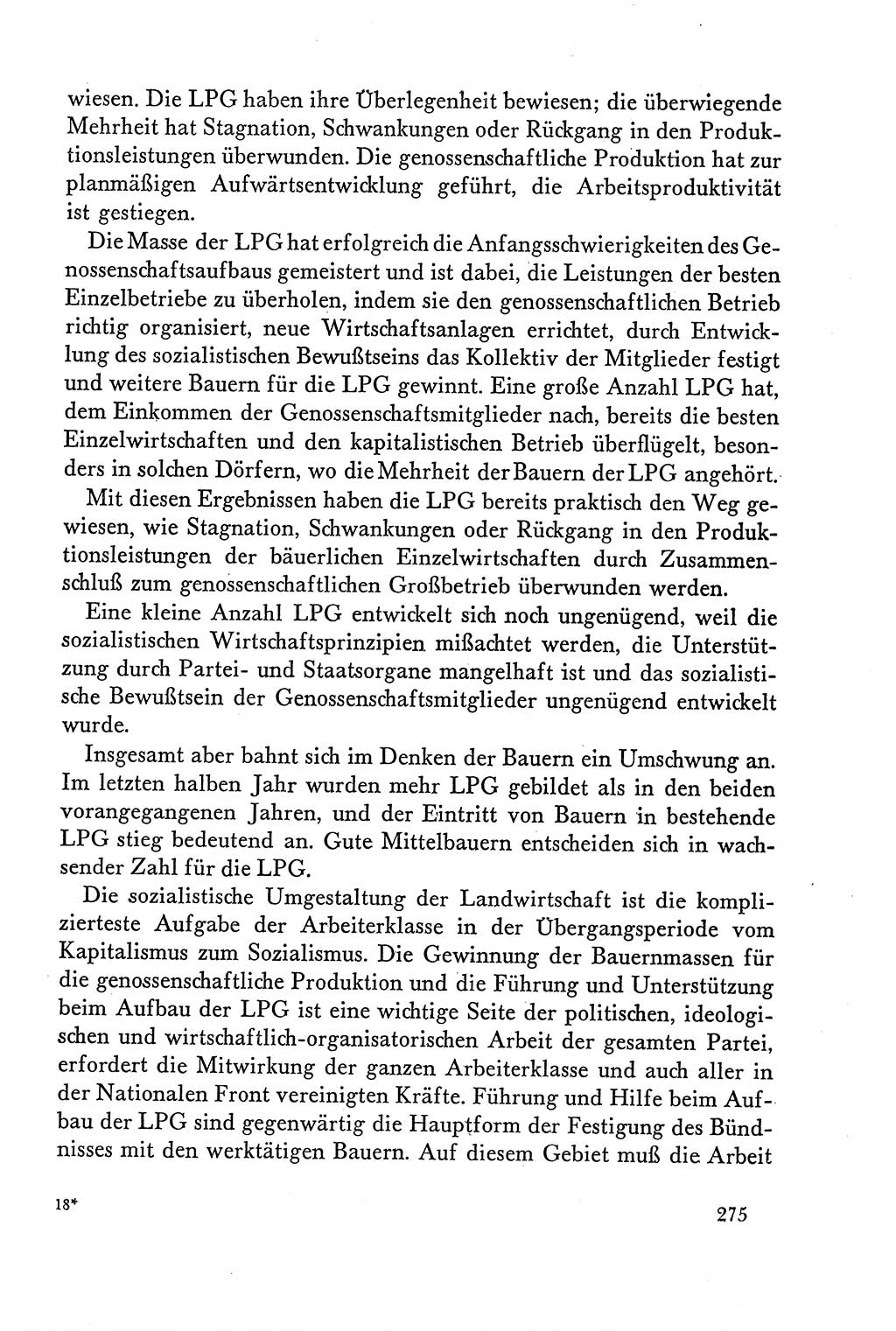 Dokumente der Sozialistischen Einheitspartei Deutschlands (SED) [Deutsche Demokratische Republik (DDR)] 1958-1959, Seite 275 (Dok. SED DDR 1958-1959, S. 275)