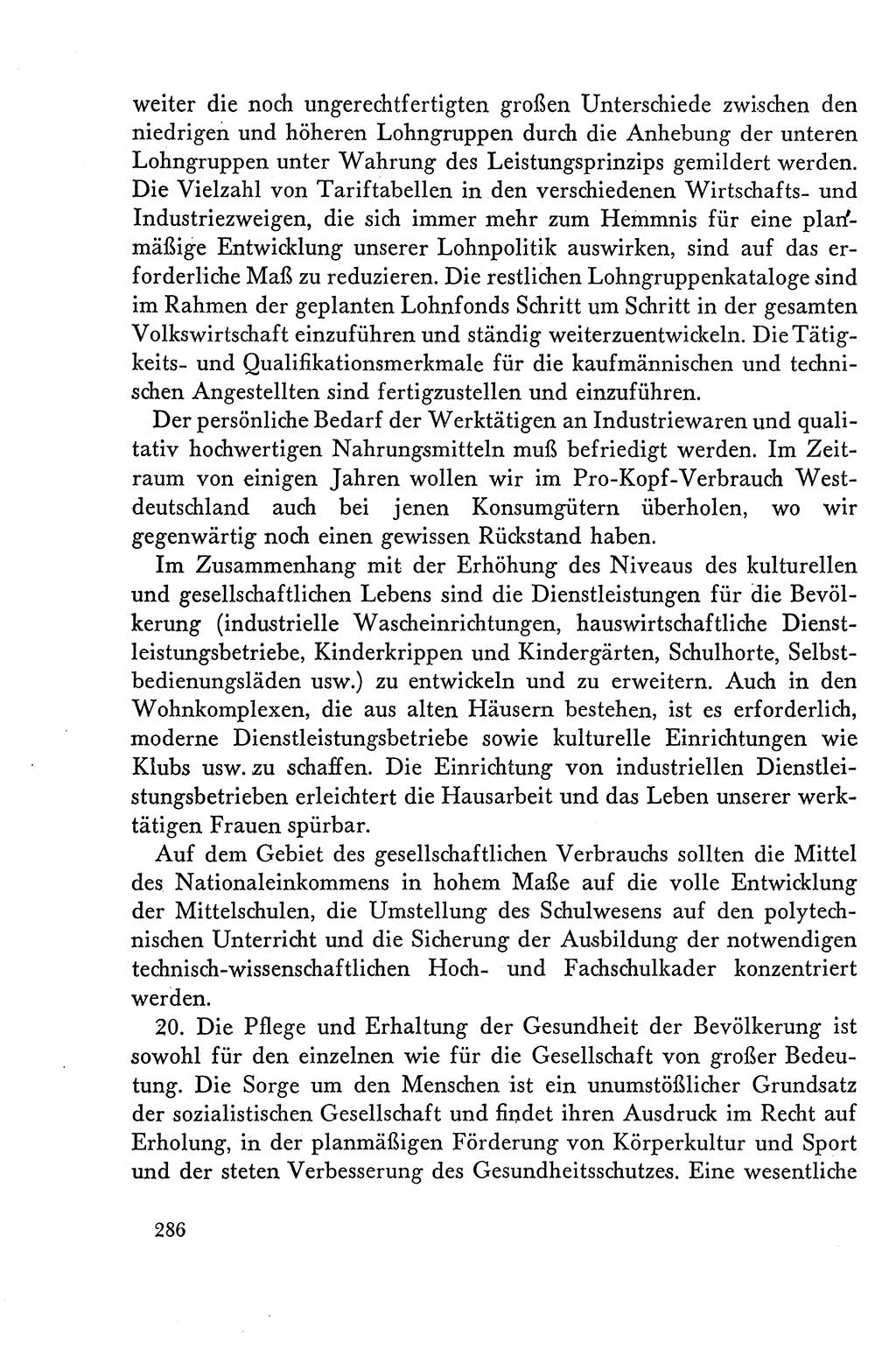 Dokumente der Sozialistischen Einheitspartei Deutschlands (SED) [Deutsche Demokratische Republik (DDR)] 1958-1959, Seite 286 (Dok. SED DDR 1958-1959, S. 286)