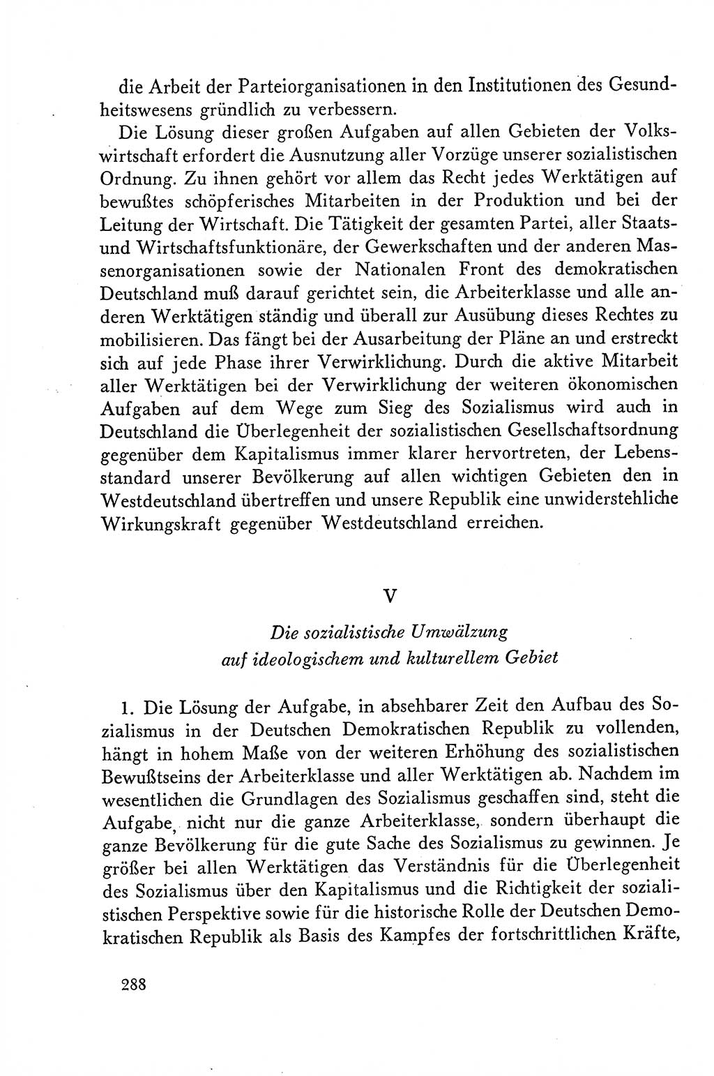 Dokumente der Sozialistischen Einheitspartei Deutschlands (SED) [Deutsche Demokratische Republik (DDR)] 1958-1959, Seite 288 (Dok. SED DDR 1958-1959, S. 288)