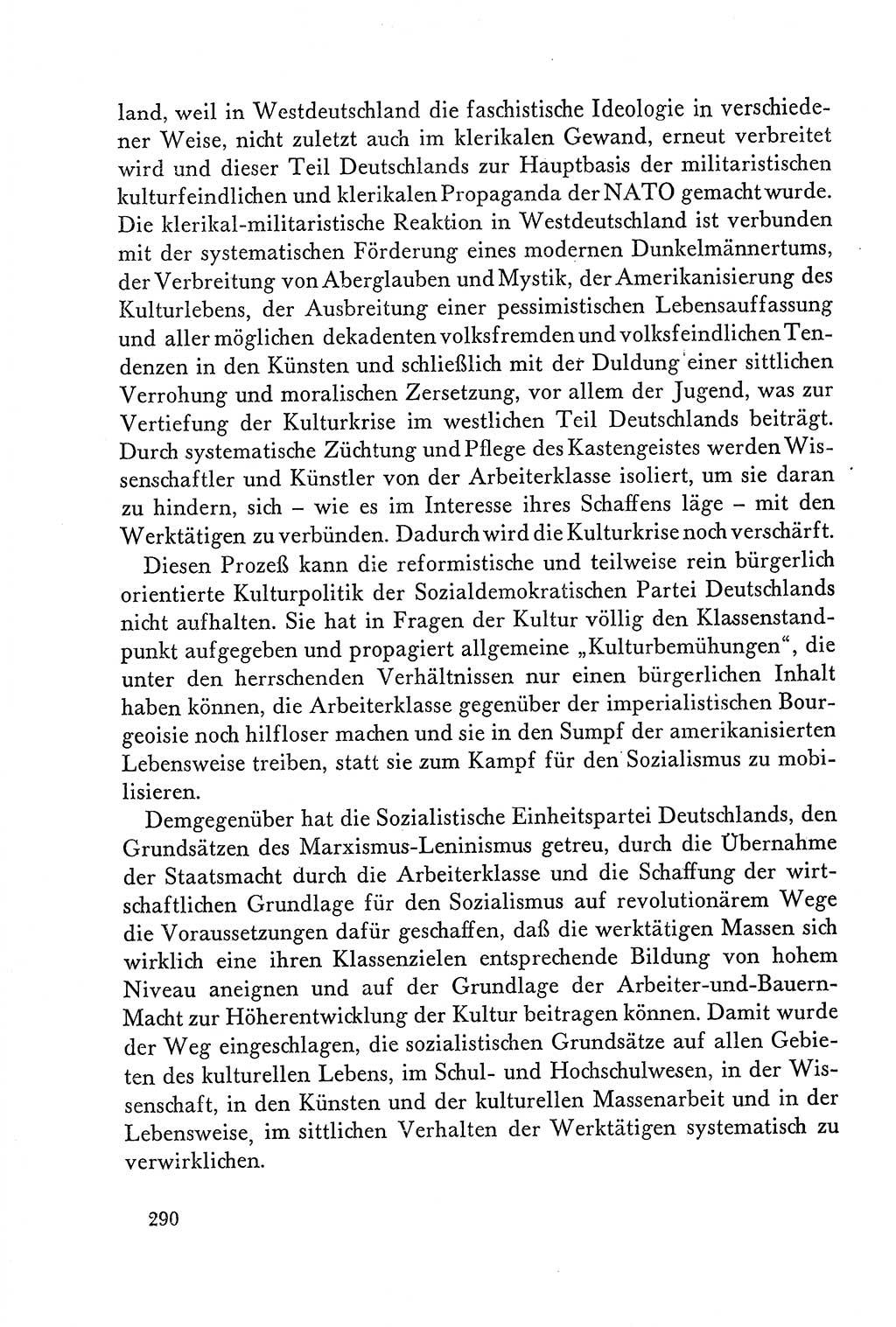 Dokumente der Sozialistischen Einheitspartei Deutschlands (SED) [Deutsche Demokratische Republik (DDR)] 1958-1959, Seite 290 (Dok. SED DDR 1958-1959, S. 290)