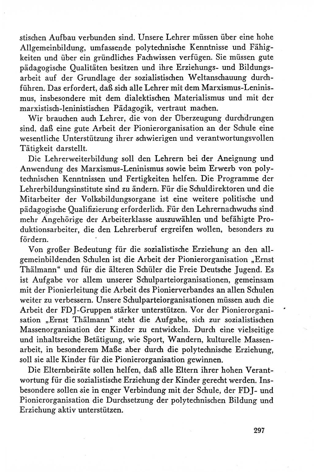 Dokumente der Sozialistischen Einheitspartei Deutschlands (SED) [Deutsche Demokratische Republik (DDR)] 1958-1959, Seite 297 (Dok. SED DDR 1958-1959, S. 297)