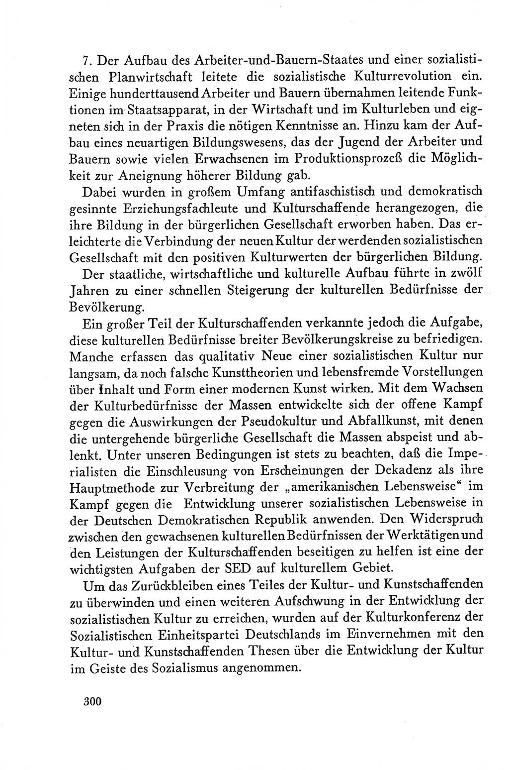 Dokumente der Sozialistischen Einheitspartei Deutschlands (SED) [Deutsche Demokratische Republik (DDR)] 1958-1959, Seite 300 (Dok. SED DDR 1958-1959, S. 300)