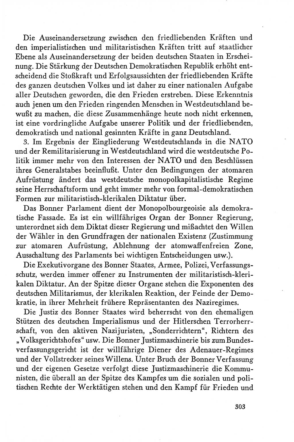 Dokumente der Sozialistischen Einheitspartei Deutschlands (SED) [Deutsche Demokratische Republik (DDR)] 1958-1959, Seite 303 (Dok. SED DDR 1958-1959, S. 303)
