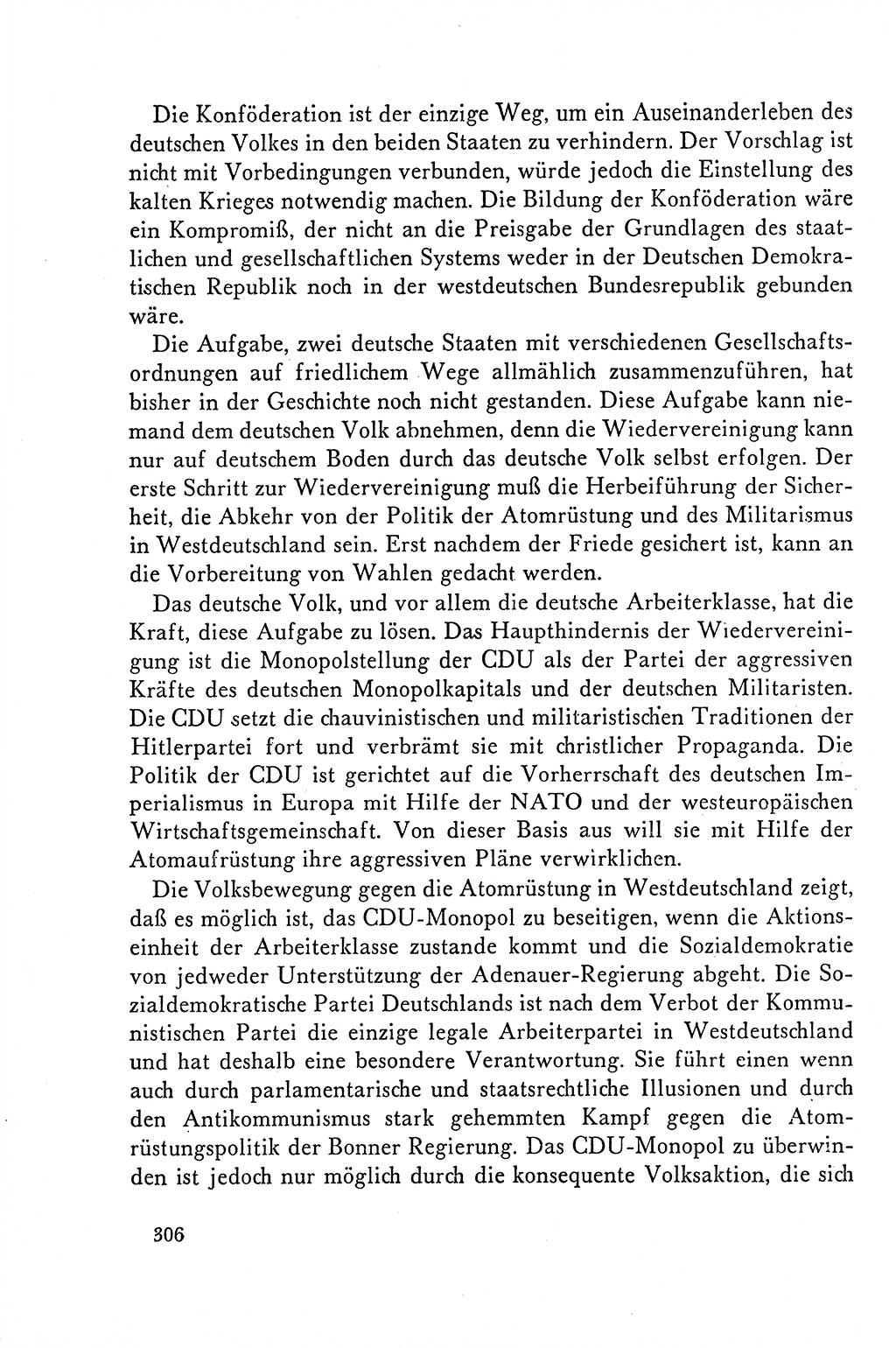 Dokumente der Sozialistischen Einheitspartei Deutschlands (SED) [Deutsche Demokratische Republik (DDR)] 1958-1959, Seite 306 (Dok. SED DDR 1958-1959, S. 306)