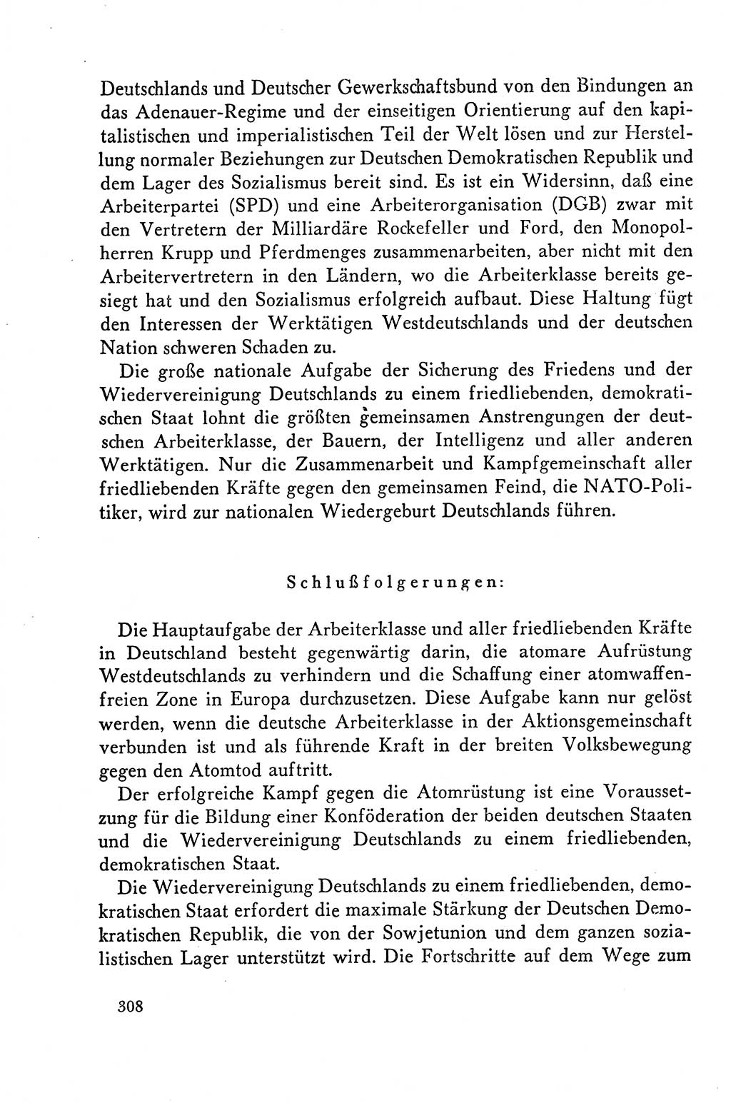 Dokumente der Sozialistischen Einheitspartei Deutschlands (SED) [Deutsche Demokratische Republik (DDR)] 1958-1959, Seite 308 (Dok. SED DDR 1958-1959, S. 308)