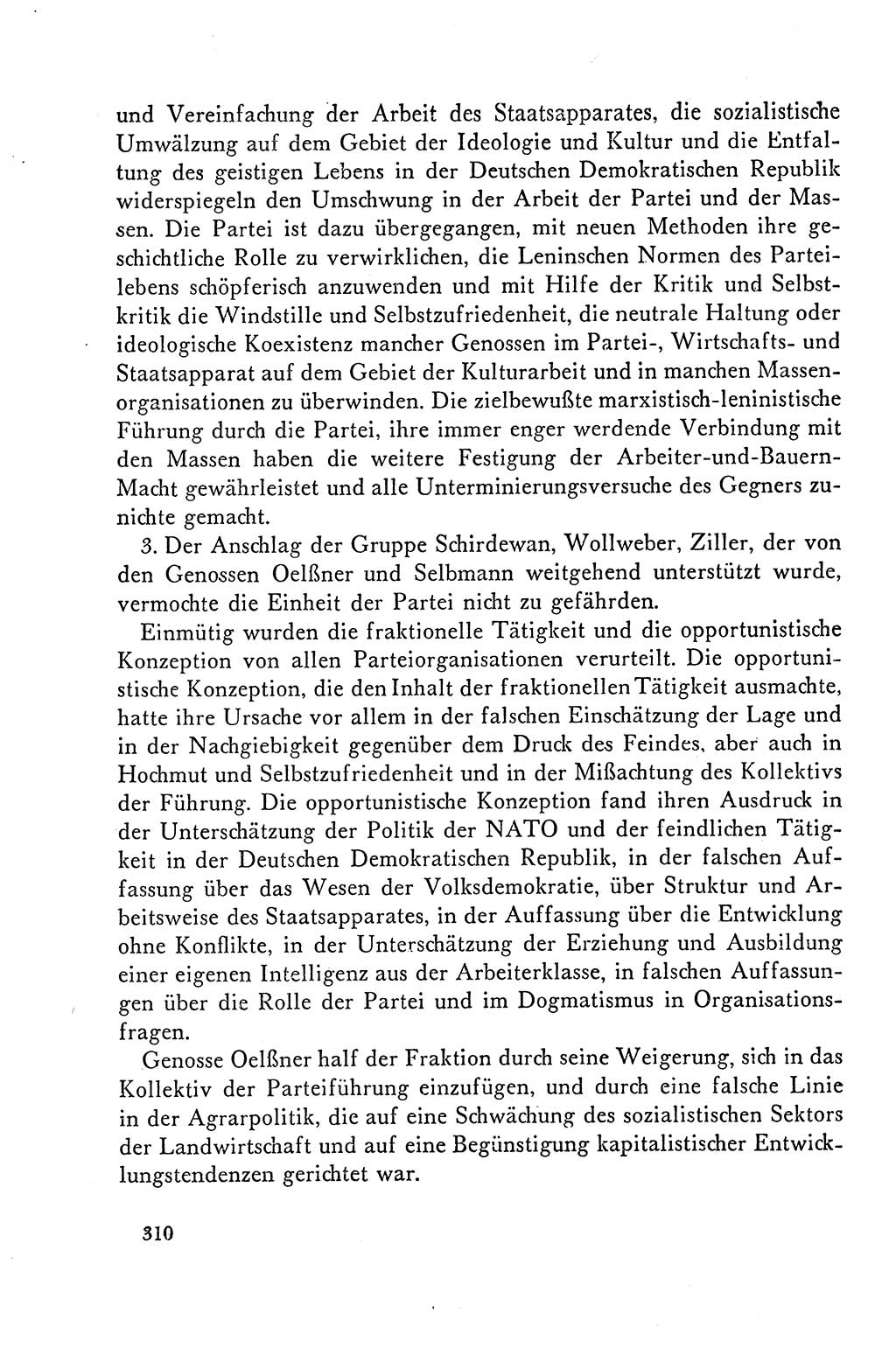 Dokumente der Sozialistischen Einheitspartei Deutschlands (SED) [Deutsche Demokratische Republik (DDR)] 1958-1959, Seite 310 (Dok. SED DDR 1958-1959, S. 310)