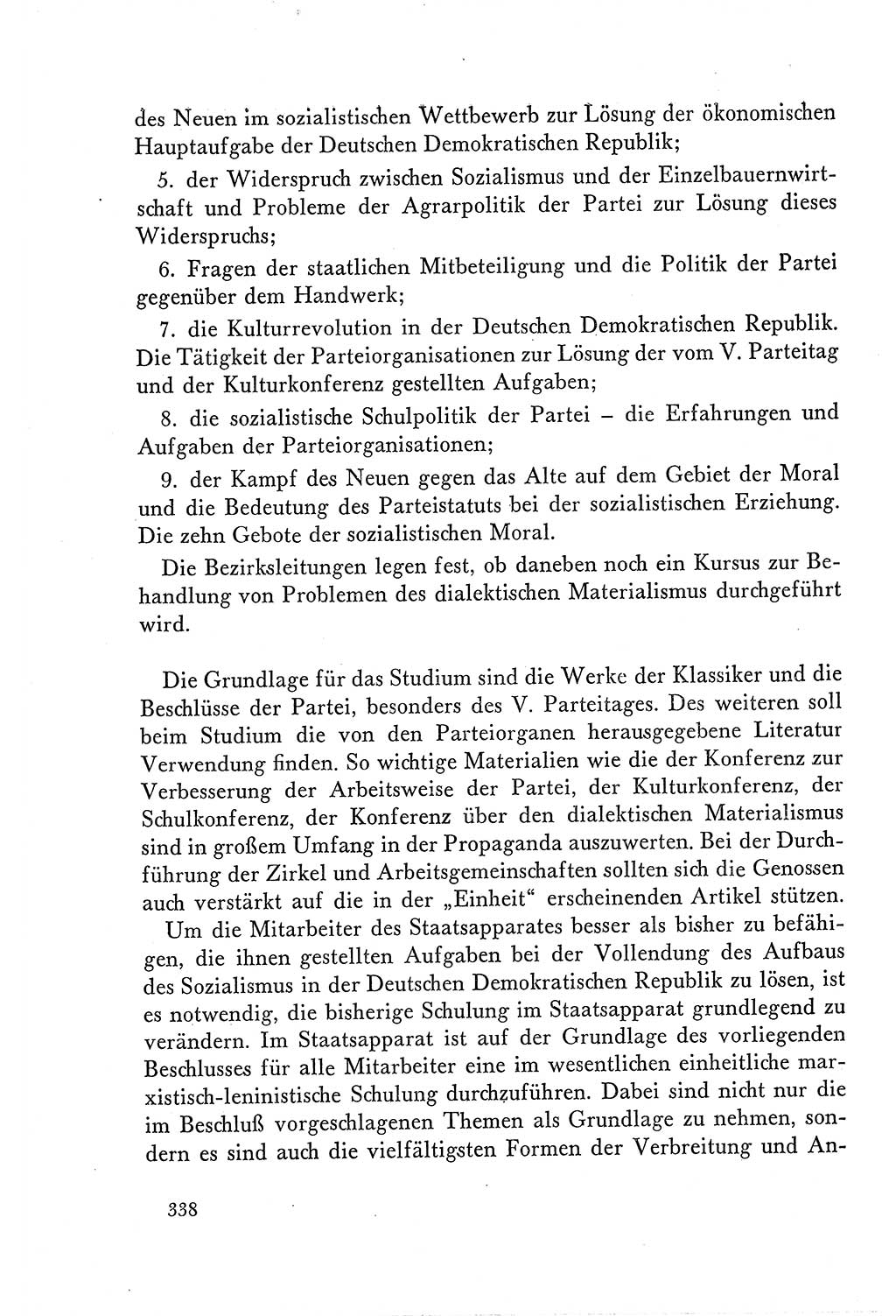 Dokumente der Sozialistischen Einheitspartei Deutschlands (SED) [Deutsche Demokratische Republik (DDR)] 1958-1959, Seite 338 (Dok. SED DDR 1958-1959, S. 338)