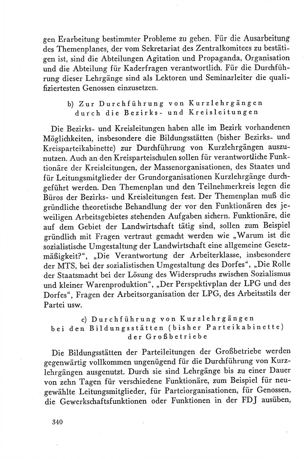 Dokumente der Sozialistischen Einheitspartei Deutschlands (SED) [Deutsche Demokratische Republik (DDR)] 1958-1959, Seite 340 (Dok. SED DDR 1958-1959, S. 340)