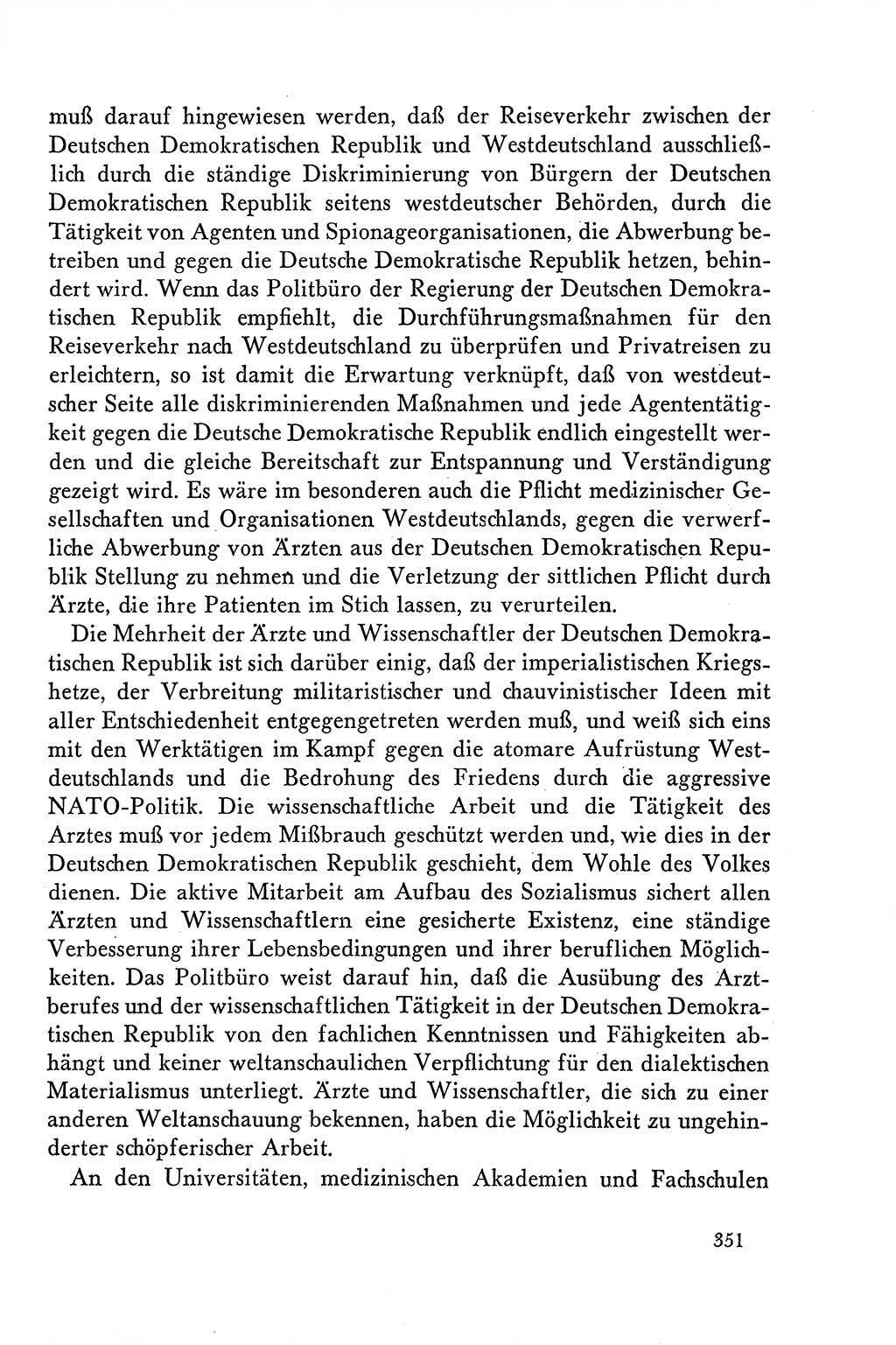 Dokumente der Sozialistischen Einheitspartei Deutschlands (SED) [Deutsche Demokratische Republik (DDR)] 1958-1959, Seite 351 (Dok. SED DDR 1958-1959, S. 351)