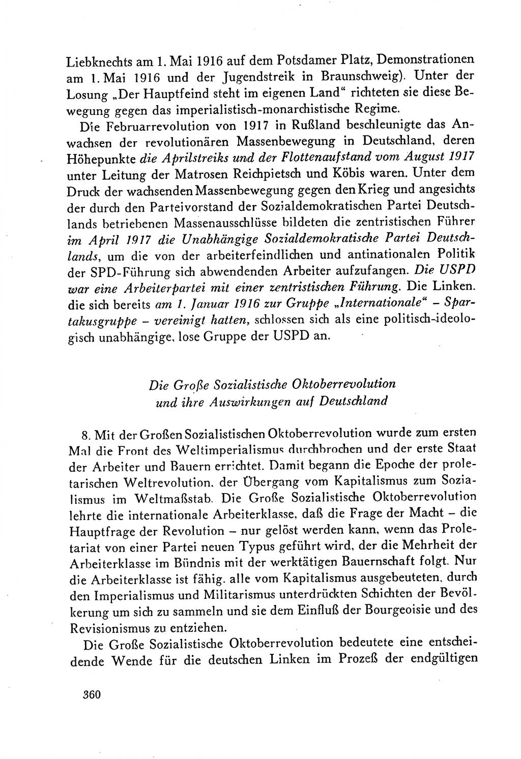 Dokumente der Sozialistischen Einheitspartei Deutschlands (SED) [Deutsche Demokratische Republik (DDR)] 1958-1959, Seite 360 (Dok. SED DDR 1958-1959, S. 360)