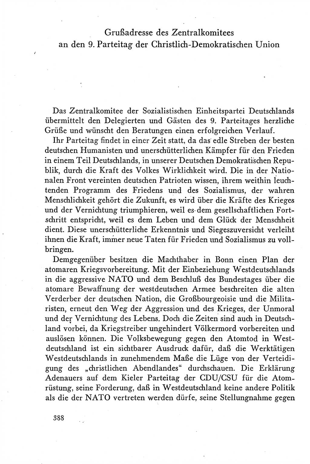 Dokumente der Sozialistischen Einheitspartei Deutschlands (SED) [Deutsche Demokratische Republik (DDR)] 1958-1959, Seite 388 (Dok. SED DDR 1958-1959, S. 388)