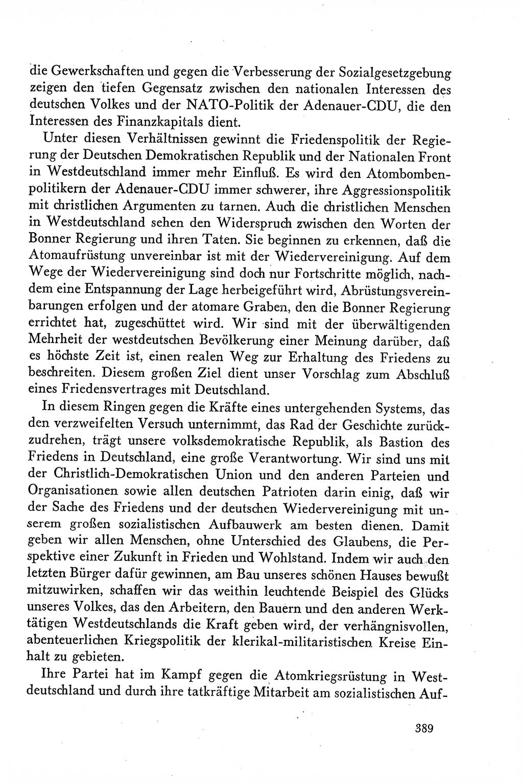 Dokumente der Sozialistischen Einheitspartei Deutschlands (SED) [Deutsche Demokratische Republik (DDR)] 1958-1959, Seite 389 (Dok. SED DDR 1958-1959, S. 389)