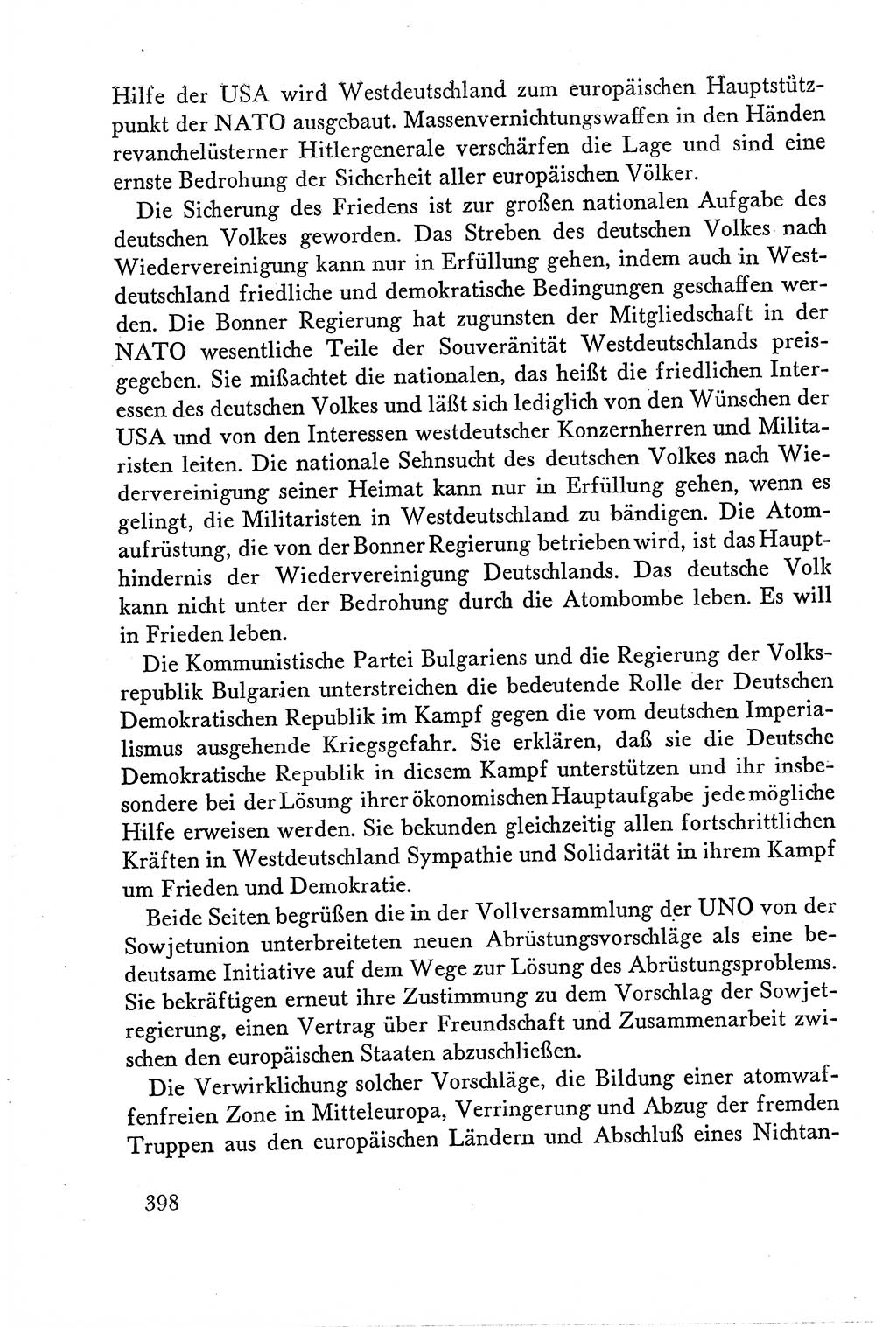 Dokumente der Sozialistischen Einheitspartei Deutschlands (SED) [Deutsche Demokratische Republik (DDR)] 1958-1959, Seite 398 (Dok. SED DDR 1958-1959, S. 398)