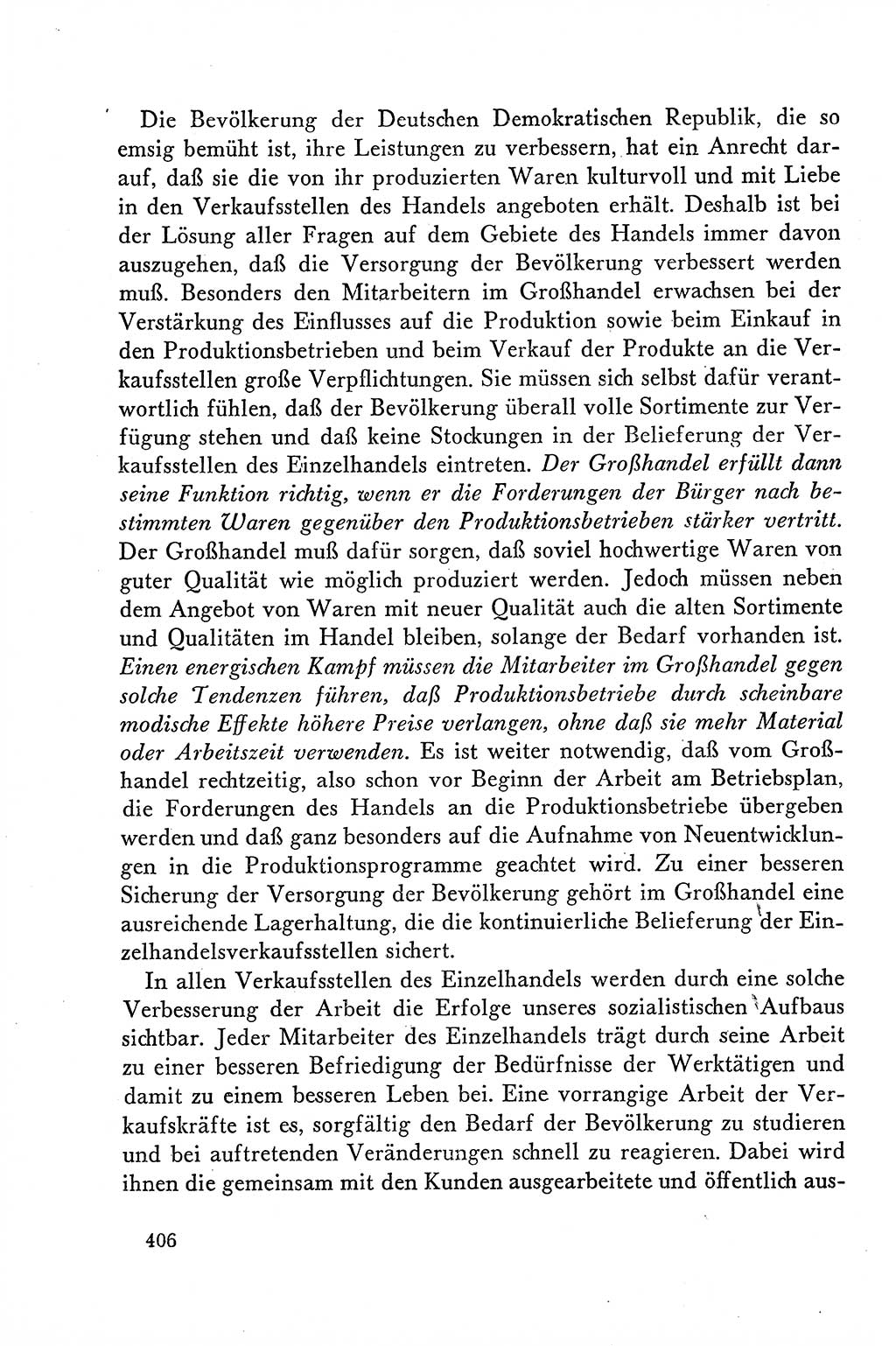 Dokumente der Sozialistischen Einheitspartei Deutschlands (SED) [Deutsche Demokratische Republik (DDR)] 1958-1959, Seite 406 (Dok. SED DDR 1958-1959, S. 406)