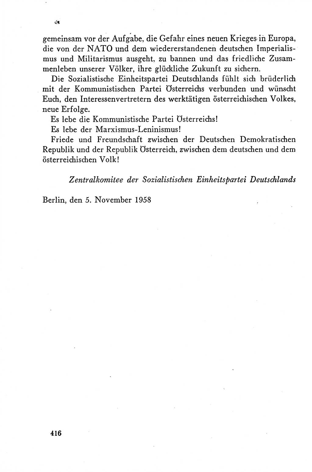 Dokumente der Sozialistischen Einheitspartei Deutschlands (SED) [Deutsche Demokratische Republik (DDR)] 1958-1959, Seite 416 (Dok. SED DDR 1958-1959, S. 416)