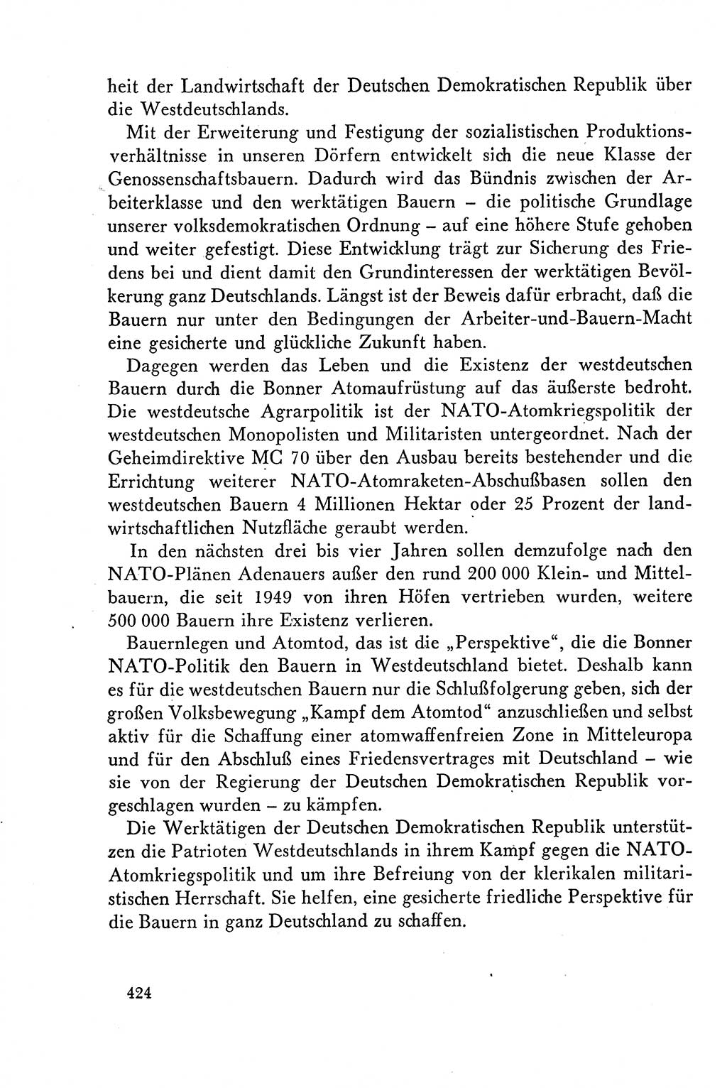 Dokumente der Sozialistischen Einheitspartei Deutschlands (SED) [Deutsche Demokratische Republik (DDR)] 1958-1959, Seite 424 (Dok. SED DDR 1958-1959, S. 424)