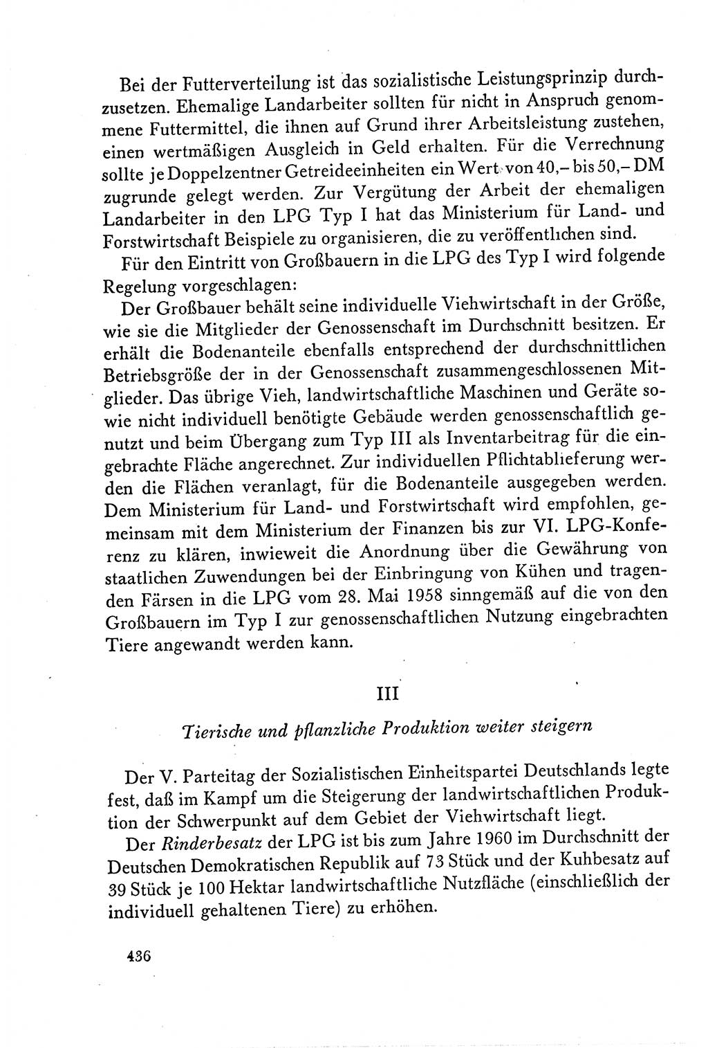 Dokumente der Sozialistischen Einheitspartei Deutschlands (SED) [Deutsche Demokratische Republik (DDR)] 1958-1959, Seite 436 (Dok. SED DDR 1958-1959, S. 436)