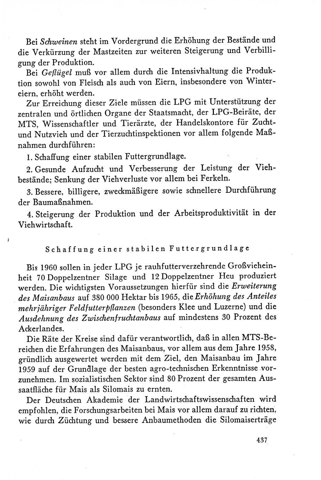 Dokumente der Sozialistischen Einheitspartei Deutschlands (SED) [Deutsche Demokratische Republik (DDR)] 1958-1959, Seite 437 (Dok. SED DDR 1958-1959, S. 437)