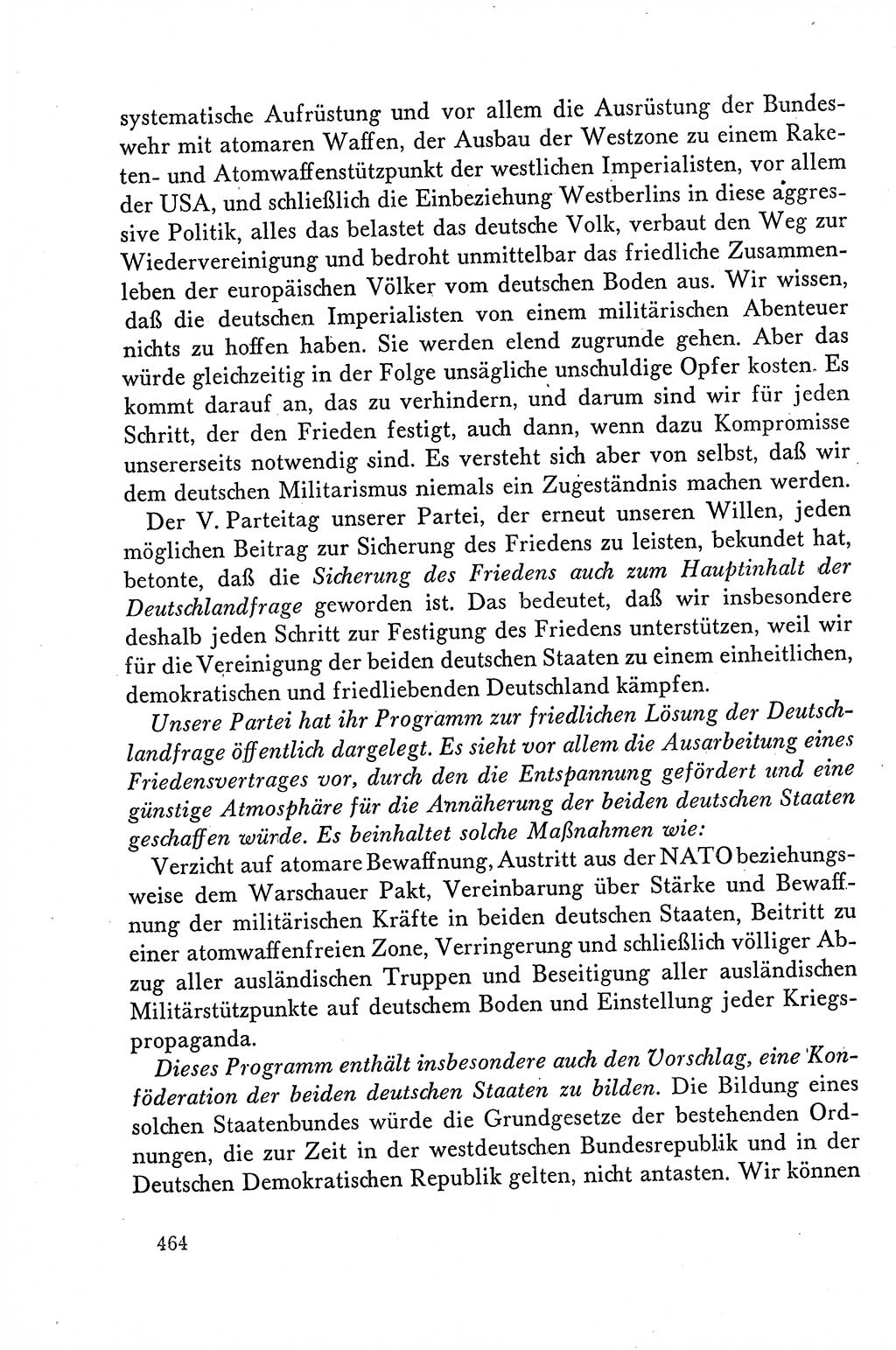Dokumente der Sozialistischen Einheitspartei Deutschlands (SED) [Deutsche Demokratische Republik (DDR)] 1958-1959, Seite 464 (Dok. SED DDR 1958-1959, S. 464)