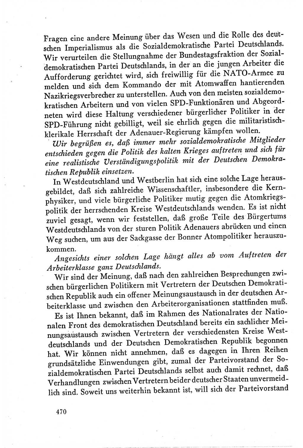 Dokumente der Sozialistischen Einheitspartei Deutschlands (SED) [Deutsche Demokratische Republik (DDR)] 1958-1959, Seite 470 (Dok. SED DDR 1958-1959, S. 470)