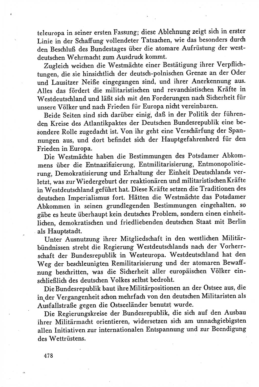 Dokumente der Sozialistischen Einheitspartei Deutschlands (SED) [Deutsche Demokratische Republik (DDR)] 1958-1959, Seite 478 (Dok. SED DDR 1958-1959, S. 478)