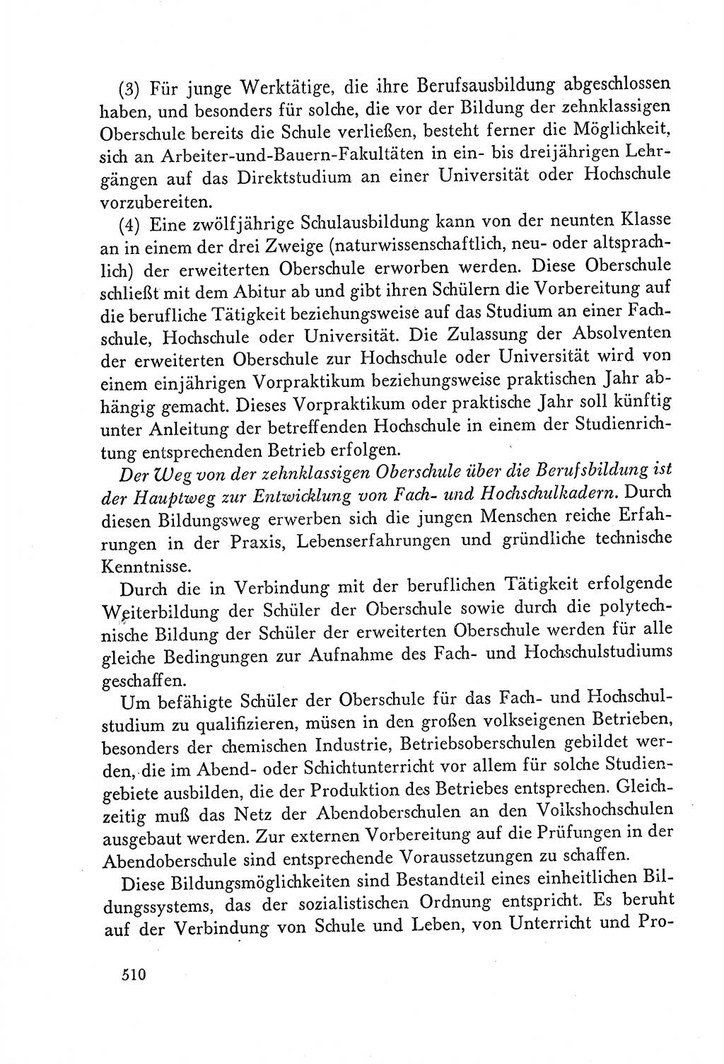 Dokumente der Sozialistischen Einheitspartei Deutschlands (SED) [Deutsche Demokratische Republik (DDR)] 1958-1959, Seite 510 (Dok. SED DDR 1958-1959, S. 510)
